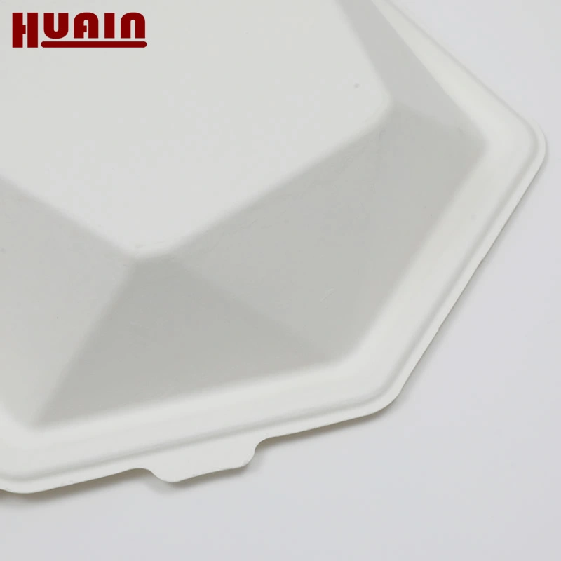 Manufacturer Eco Friendly High Quality Wet Pressing Safe Molded Pulp Paper Fast Food Packaging Fast Food Container