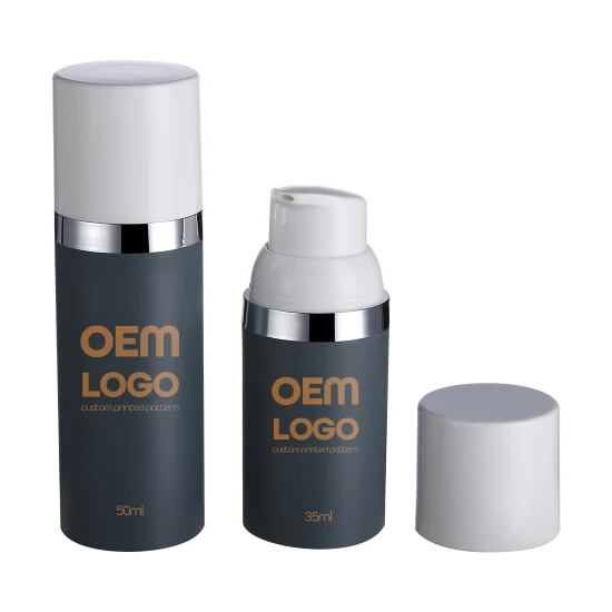 Nouveau logo OEM de vente chaude 15 30ml 17 20gskincare Crème Crème Cosmétique Lotion Bouteille Airless pour les soins personnels