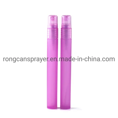 Couleur personnalisée 5ml 8ml 10ml bouteille de parfum en plastique de pulvérisation pour les soins personnels