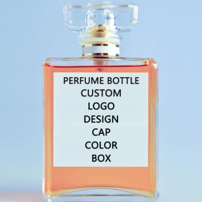 Flacon vaporisateur en verre de parfum de luxe personnalisé avec boîte 3/5/10/30/50/100/125/150/200 ml